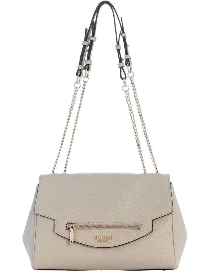 Antonia Convertible Crossbody Flap Bag in Bone image 1