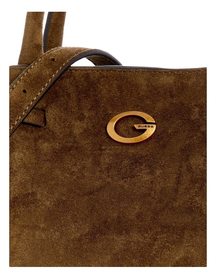Allegra Girlfriend Satchel Bag in Olive image 4