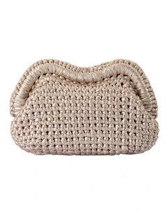 Taylor Clutch Bag in Gold