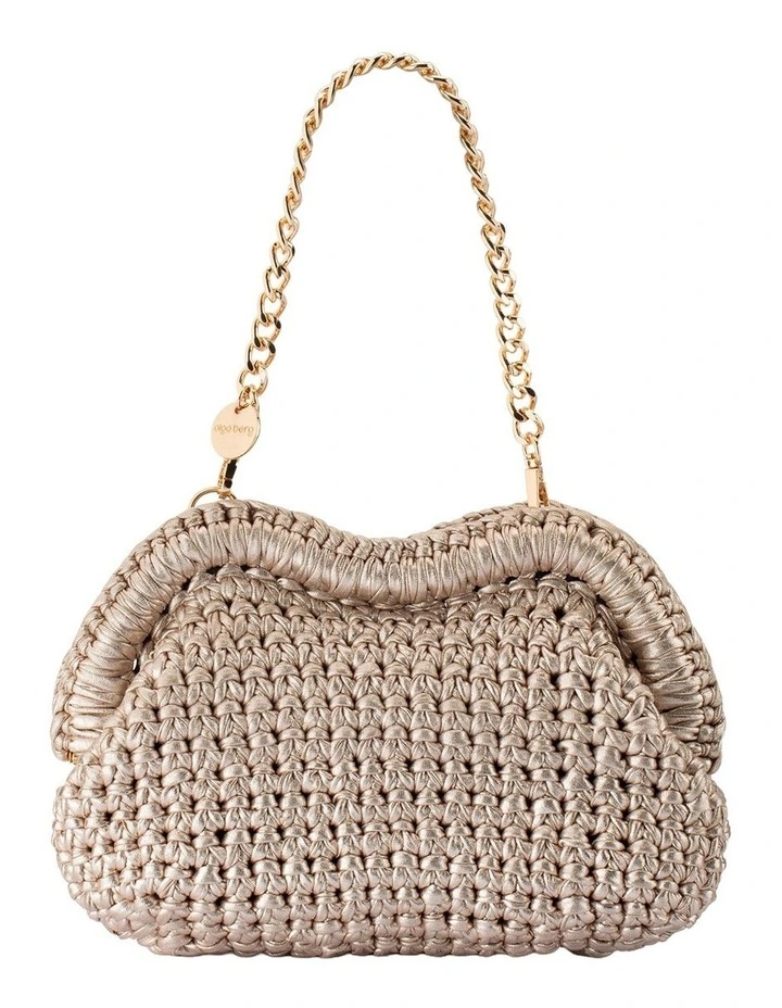 Taylor Clutch Bag in Gold image 5