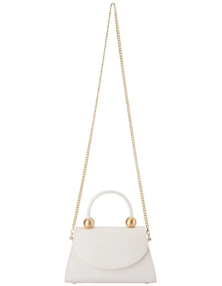 Siren Clutch Bag in White image 4