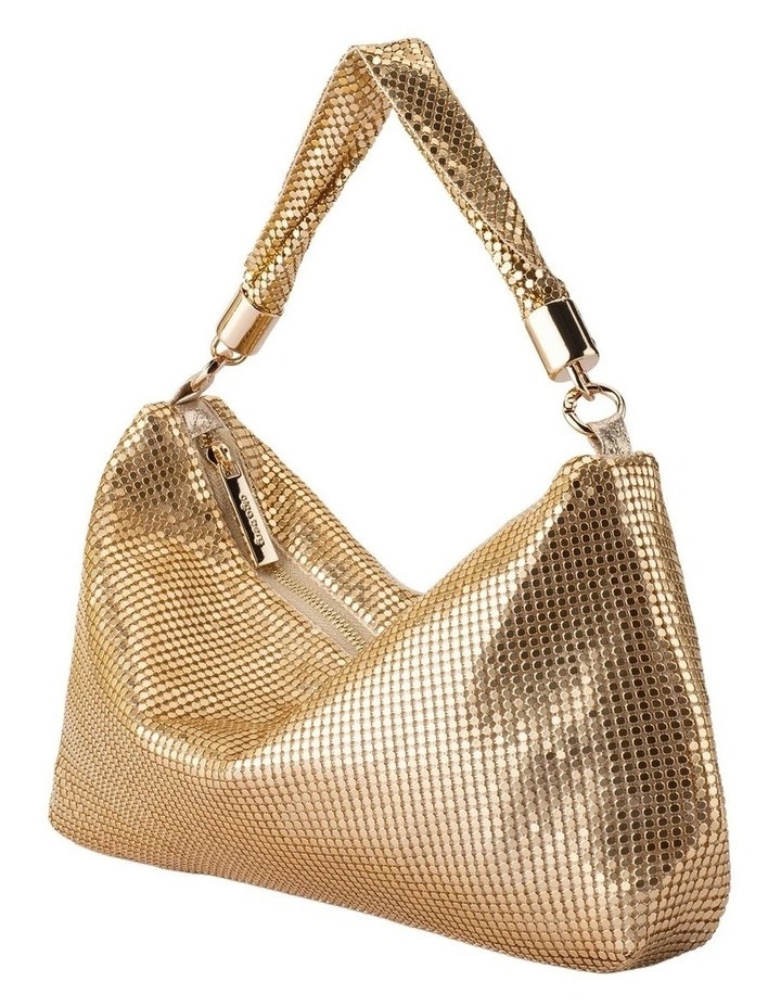 Marilla Clutch Bag in Light Gold image 3