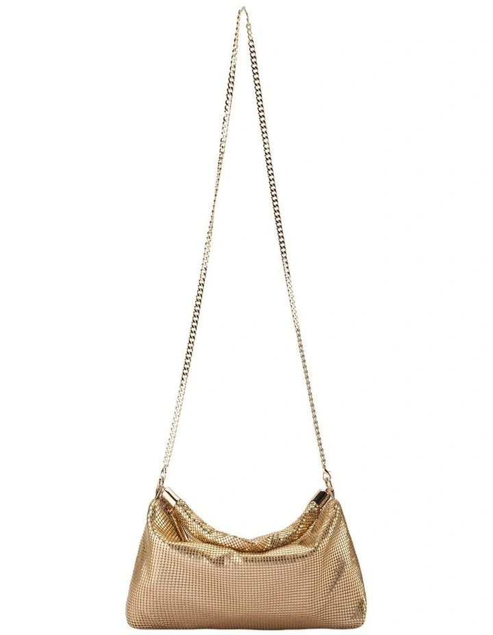 Marilla Clutch Bag in Light Gold image 4