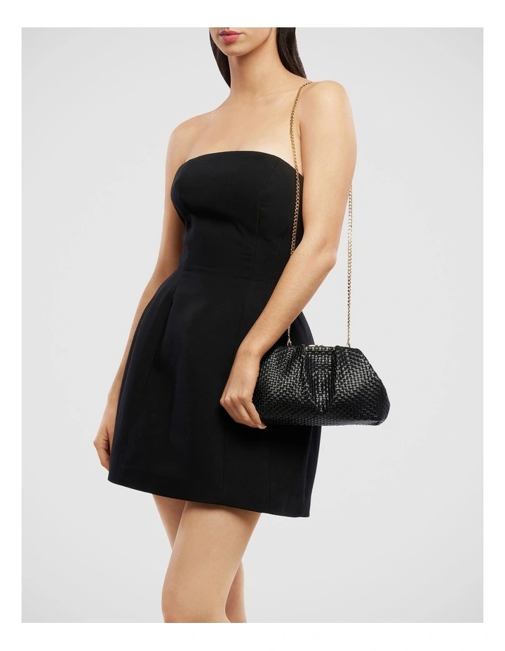 Martinique Clutch Bag in Black image 2