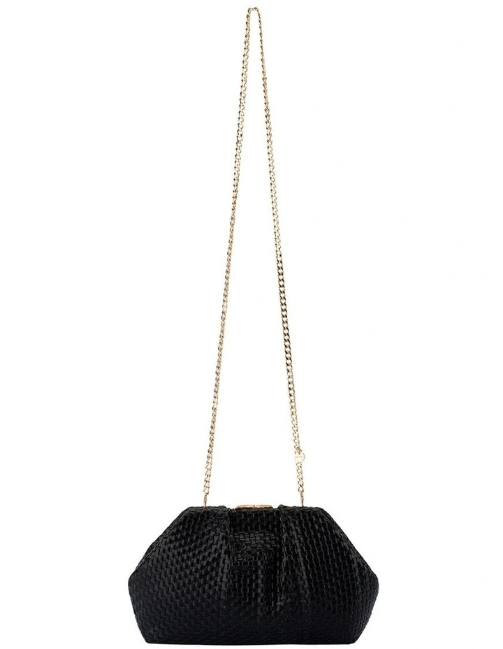 Martinique Clutch Bag in Black image 4