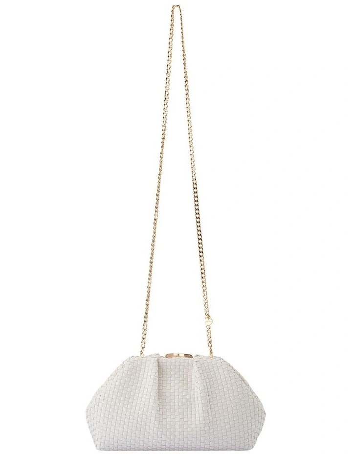 Martinique Clutch Bag in White image 4