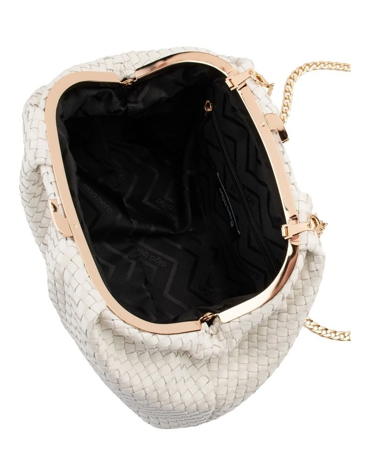 Martinique Clutch Bag in White image 6