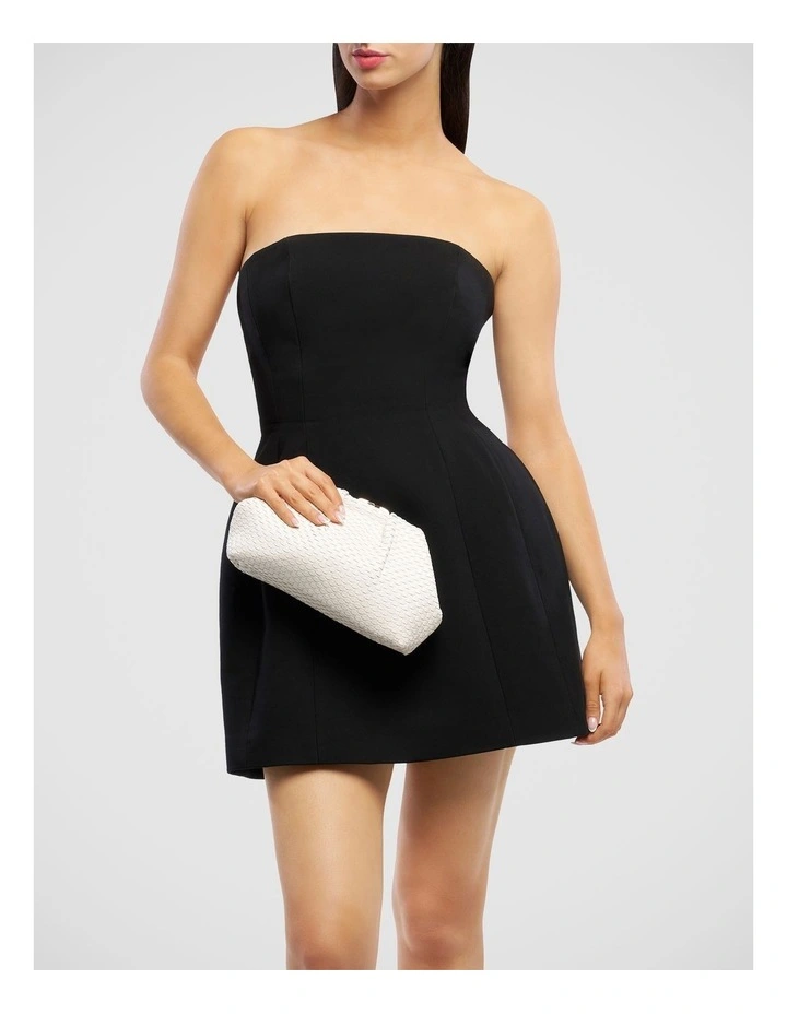 Martinique Clutch Bag in White image 7