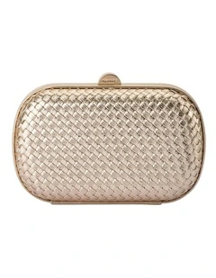 Ella Clutch Bag in Gold