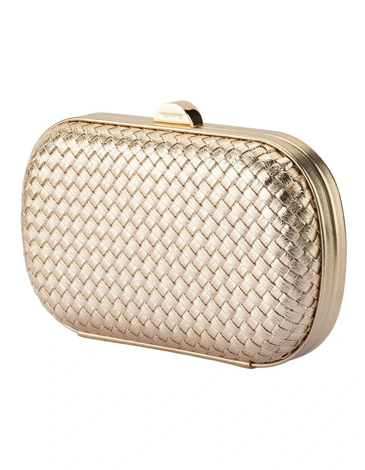 Ella Clutch Bag in Gold image 3