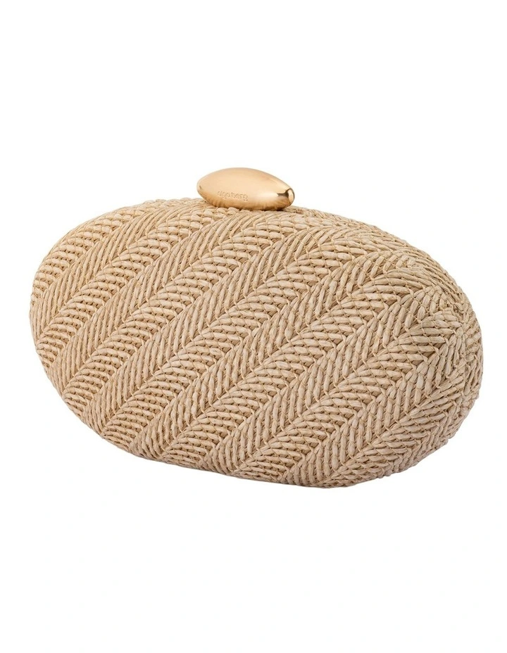 Josie Clutch Bag in Natural image 3