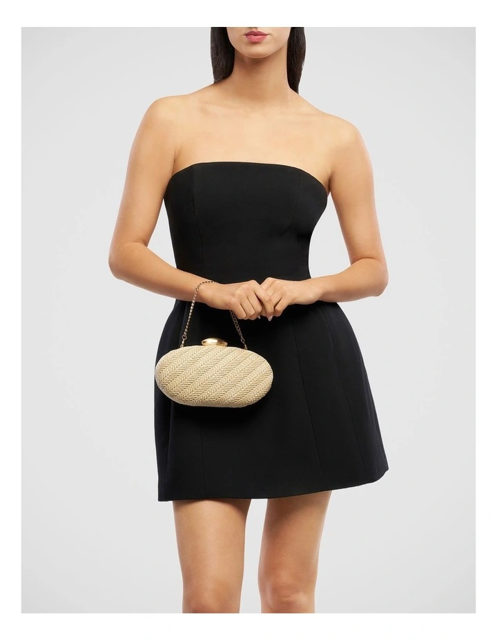 Josie Clutch Bag in Natural image 7