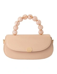 Yasmin Clutch Bag in Natural