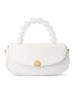 Yasmin Clutch Bag in White