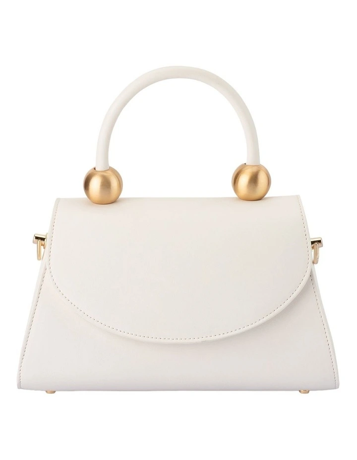 Yasmin Clutch Bag in White image 1
