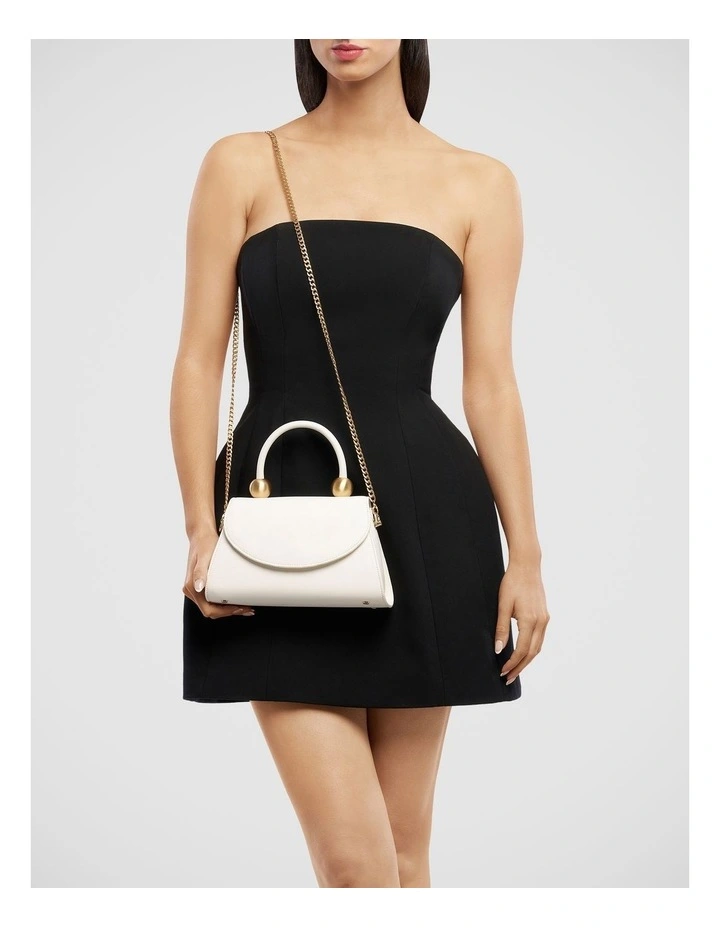 Yasmin Clutch Bag in White image 7