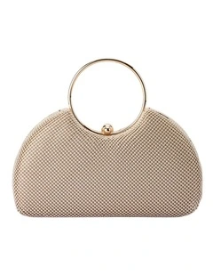 Jamie Clutch Bag in Gold