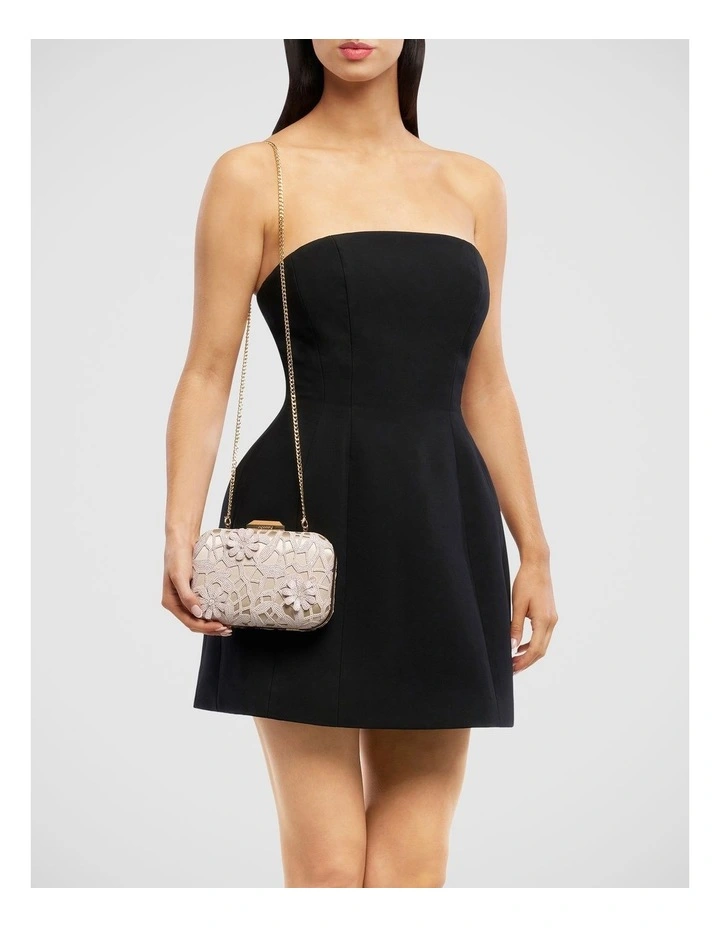 Elena Clutch Bag in Natural image 2