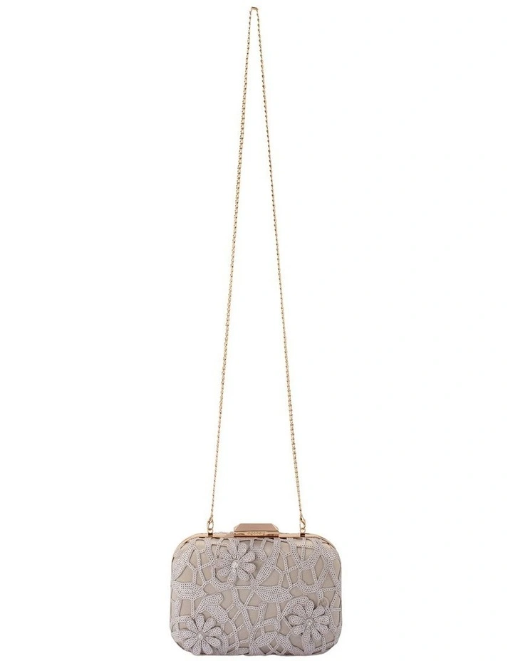 Elena Clutch Bag in Natural image 4