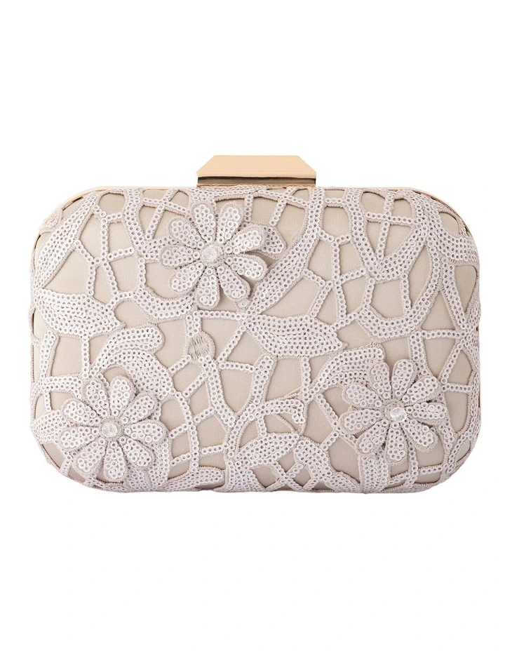Elena Clutch Bag in Natural image 6
