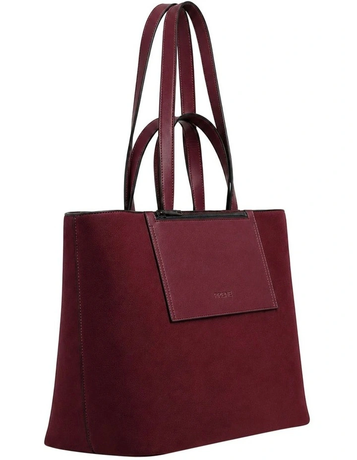 The Blake Tote Bag in Berry image 2