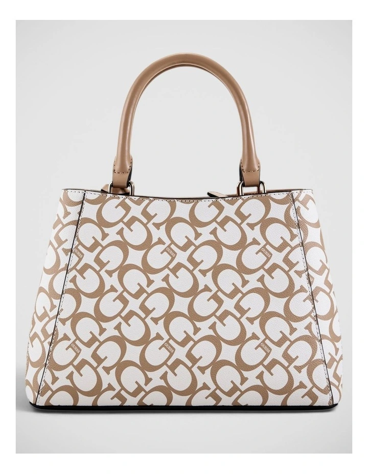 Rylie Satchel Bag in Taupe Combo image 2