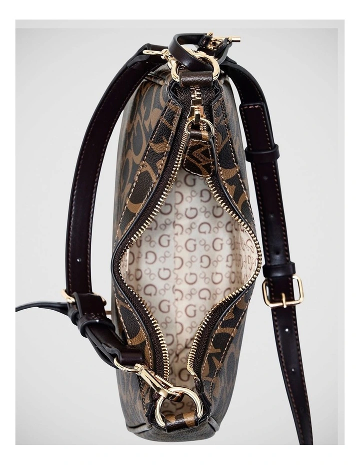 Berkton Shoulder Bag in Dark Brown Combo image 4