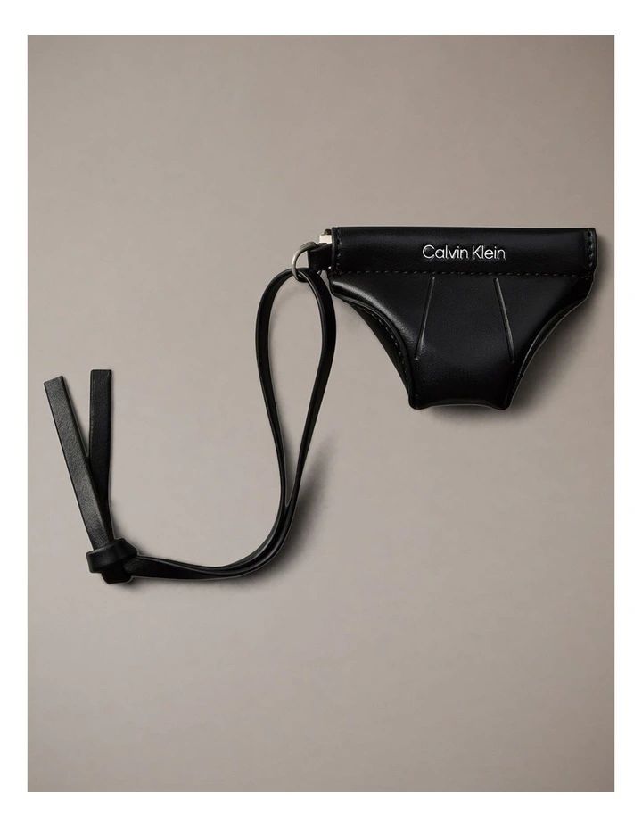 Mini Underwear Bag Charm in Black image 1