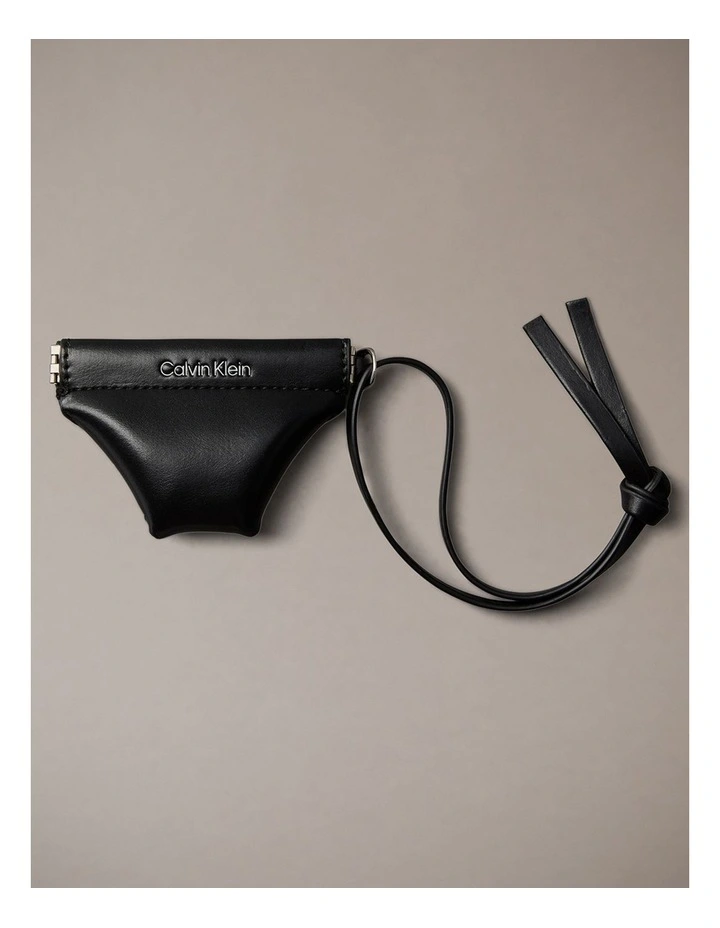 Mini Underwear Bag Charm in Black image 2