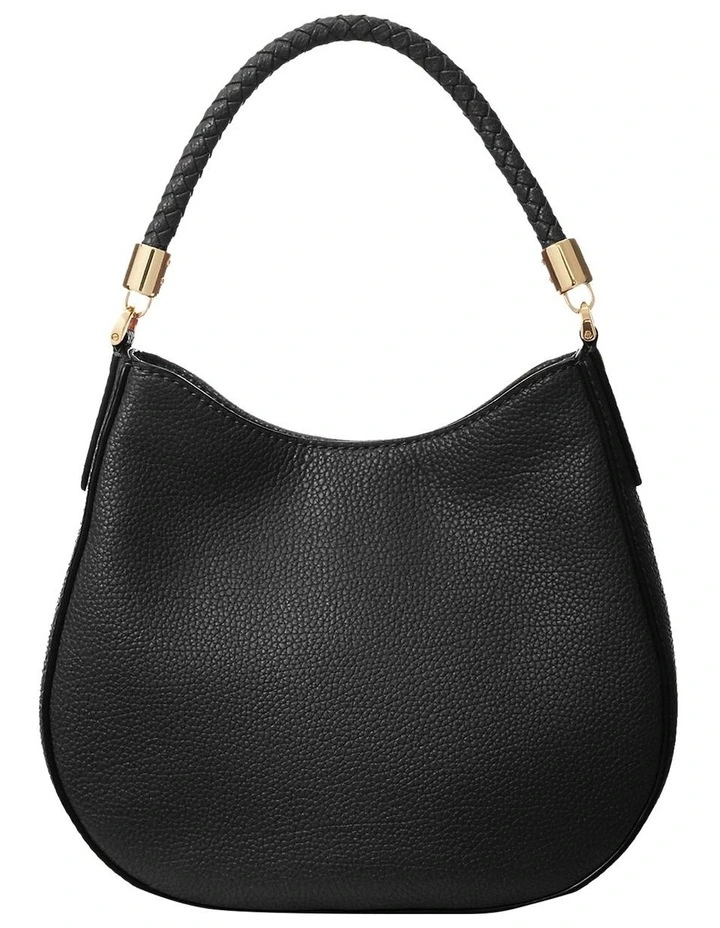Charli 22 Black Baguette Shoulder Bag image 4