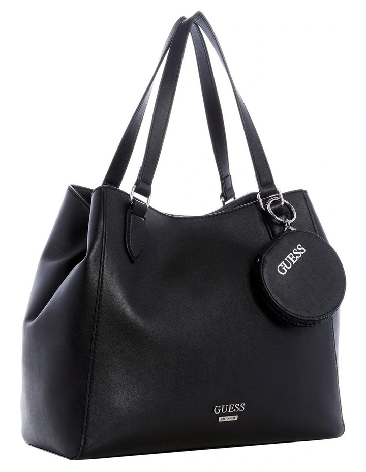 Black tote bag guess clearance