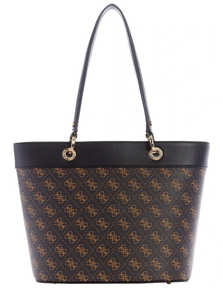 Noelle Brown Multi Zip Top Tote Bag image 2