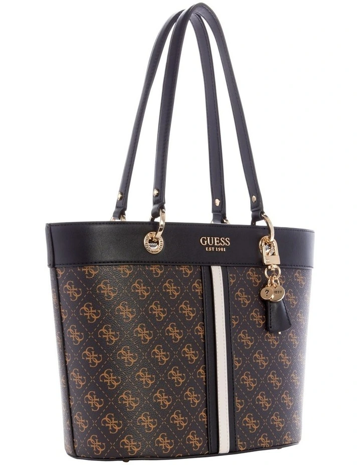 Noelle Brown Multi Zip Top Tote Bag image 4