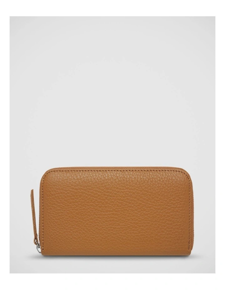 Zip Around Wallet in Tan image 2