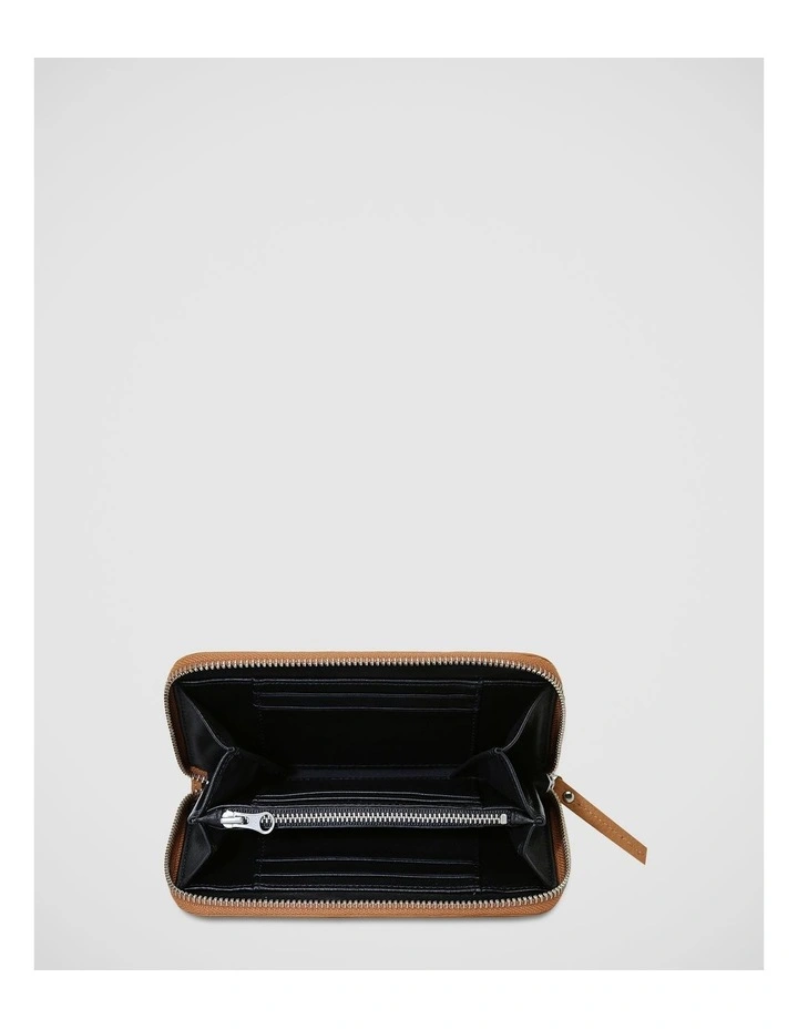 Zip Around Wallet in Tan image 3