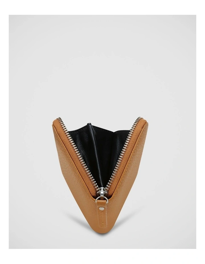 Zip Around Wallet in Tan image 4