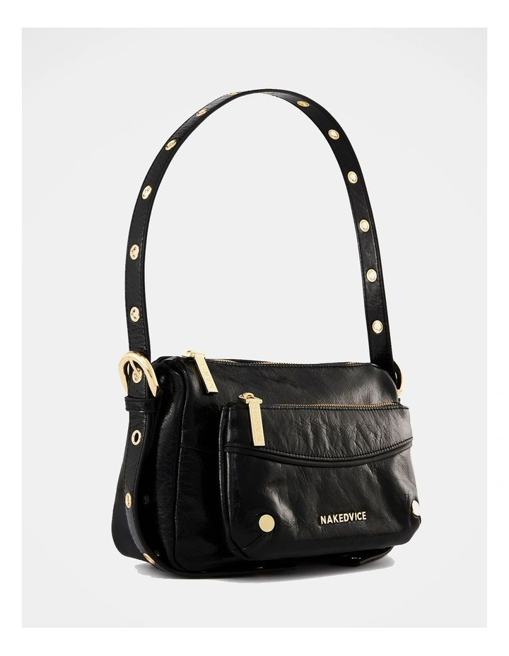 The Jacques Crossbody Bag in Black image 4
