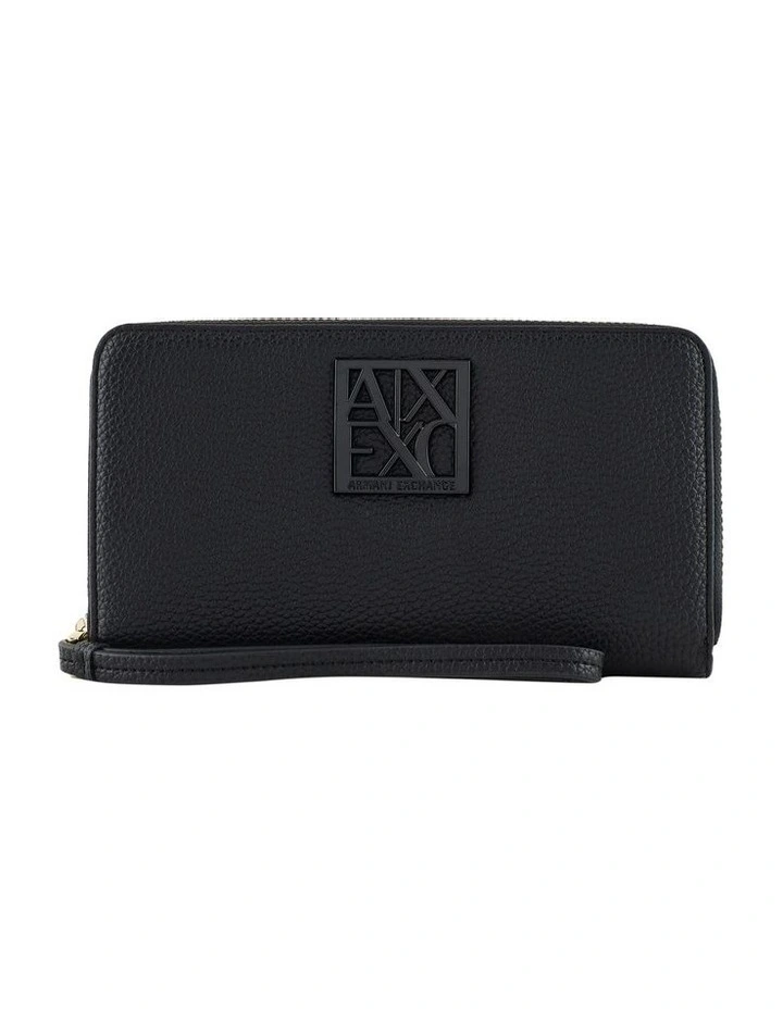 Susie Soft Zip Around Wallet in Black image 1