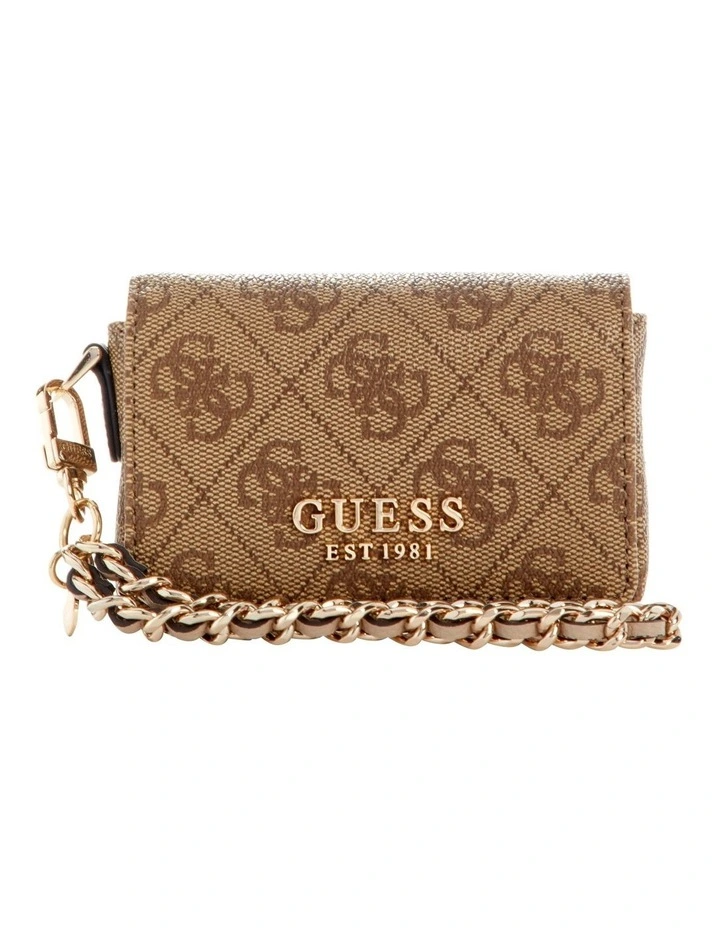 Laurel II Micro Coin Purse in Brown image 1