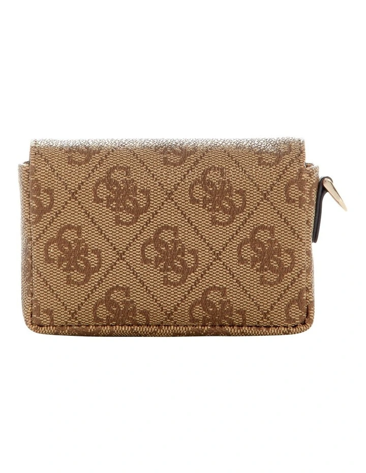 Laurel II Micro Coin Purse in Brown image 3
