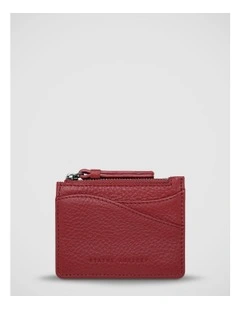 Hearts Still Beating Credit Card Holder in Rouge