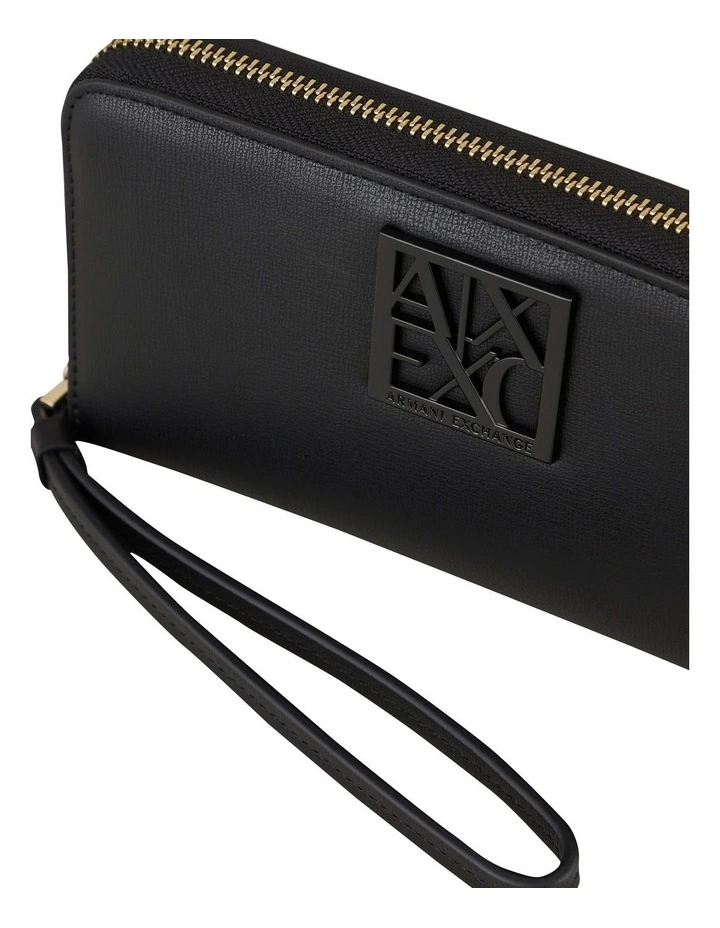 Susy Zip Around Wallet in Black image 3