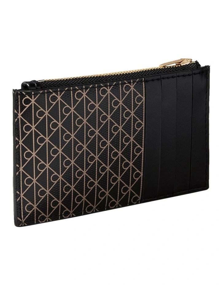 Cora Allover Print Top Zip Card Case image 2