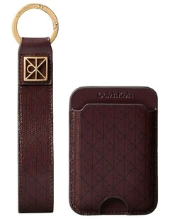 Keyring and Cardholder Magnetic Wallet Set