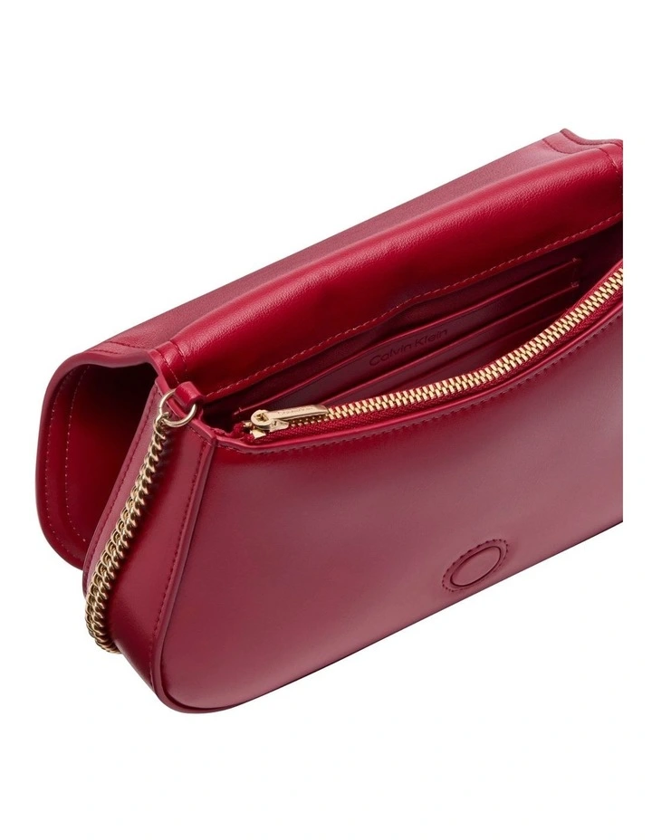 Curved on Chain Wallet in Bordeaux Wine image 3