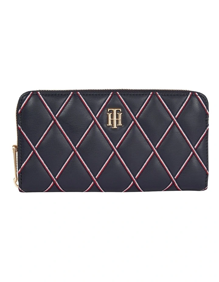 Element Large Zip-Around Quilted Wallet in Desert Sky image 1