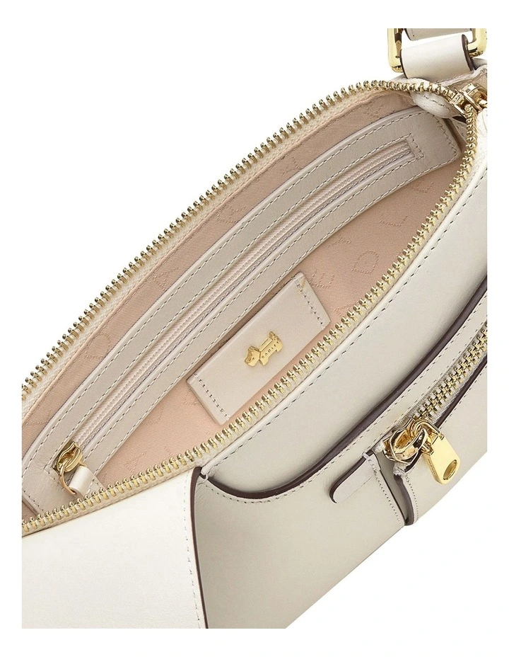 Radley Pockets Icon Mini ZipTop Cross Body Bag in White MYER