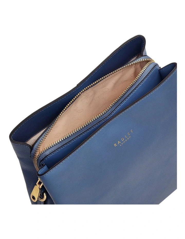 Radley Dukes Place Medium Compartment Cross Body Bag In Blue MYER