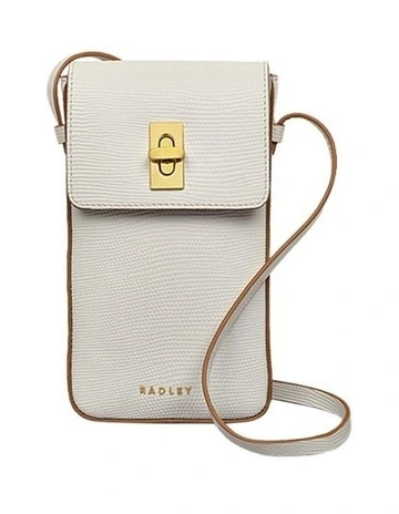 Threadneedle Street Medium Phone Crossbody Bag in White