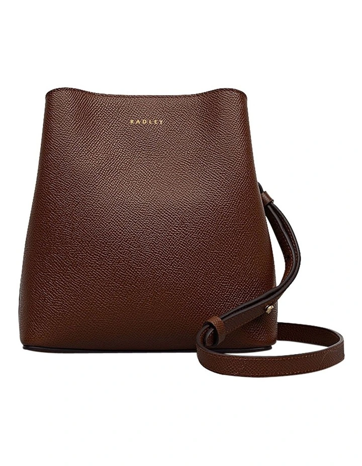 Dukes Place Texture Small Crossbody Bag in Chocolate image 1